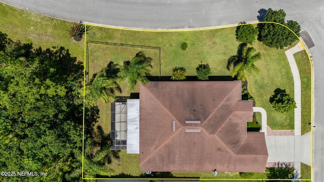 100 Cummer Way, Saint Augustine, FL 32095 - view from above of property featuring property boundaries highlighted