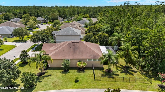 100 Cummer Way, Saint Augustine, FL 32095 - aerial perspective of suburban area featuring a forest