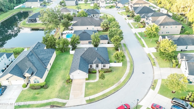 11115 Parkside Preserve Way, Jacksonville, FL 32257 - aerial perspective of suburban area with a nearby body of water