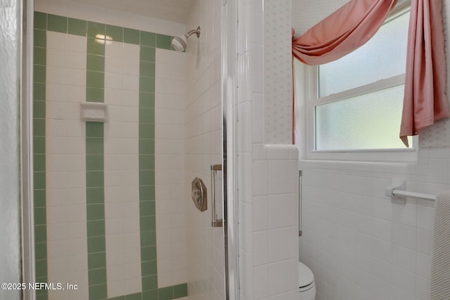 2785 Holly Point Rd E, Orange Park, FL 32073 - full bathroom with a shower stall and tile walls