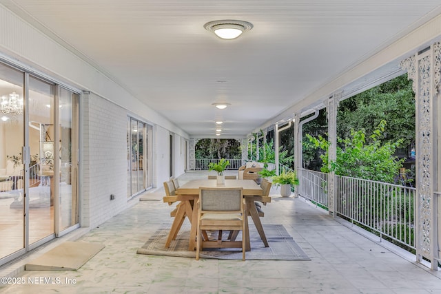 2785 Holly Point Rd E, Orange Park, FL 32073 - sunroom / solarium with crown molding