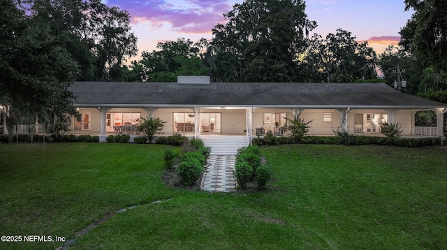 2785 Holly Point Rd E, Orange Park, FL 32073 - single story home with covered porch and a front yard