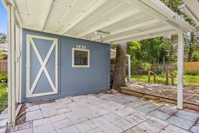 165 Sherry Dr, Atlantic Beach, FL 32233 - view of patio / terrace