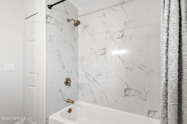 165 Sherry Dr, Atlantic Beach, FL 32233 - bathroom featuring shower / bath combination with curtain