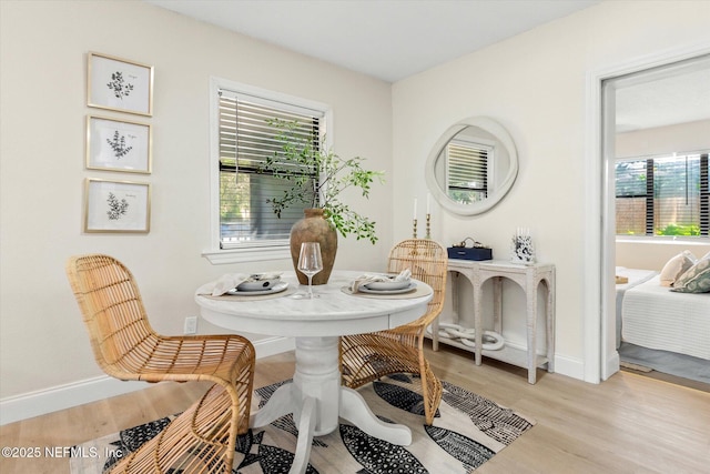 165 Sherry Dr, Atlantic Beach, FL 32233 - dining room featuring light wood finished floors and baseboards