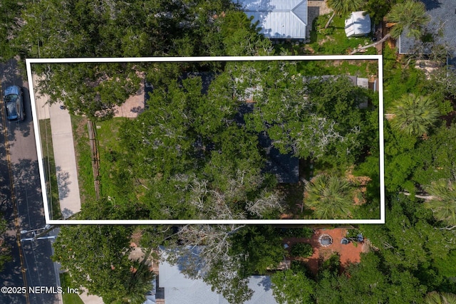165 Sherry Dr, Atlantic Beach, FL 32233 - aerial overview of property's location with property boundaries highlighted