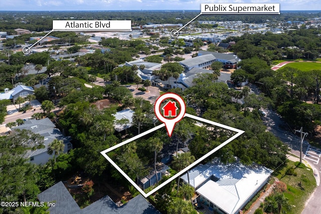 165 Sherry Dr, Atlantic Beach, FL 32233 - view of property location featuring property boundaries highlighted