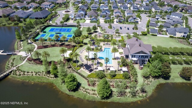 168 Bronson Pkwy, Saint Augustine, FL 32095 - aerial overview of property's location featuring a nearby body of water and nearby suburban area