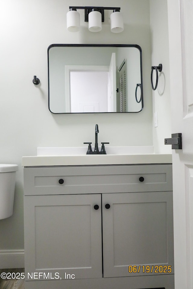3801 Crown Point Rd Unit 1332, Jacksonville, FL 32257 - bathroom with vanity and toilet