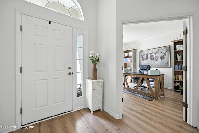 6105 Caladesi Ct, Jacksonville, FL 32258 - foyer featuring plenty of natural light and wood finished floors