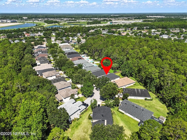 6105 Caladesi Ct, Jacksonville, FL 32258 - aerial view of property's location featuring a large body of water and nearby suburban area