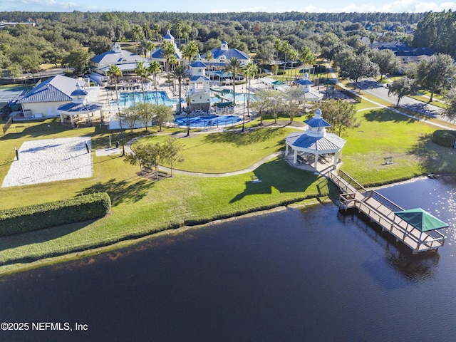 6105 Caladesi Ct, Jacksonville, FL 32258 - bird's eye view of a large body of water and a pool