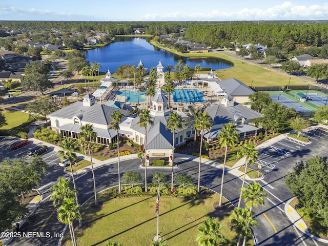 6105 Caladesi Ct, Jacksonville, FL 32258 - aerial view of residential area with a large body of water