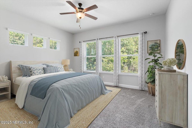 150 Calumet Dr, Saint Johns, FL 32259 - carpeted bedroom featuring baseboards and a ceiling fan