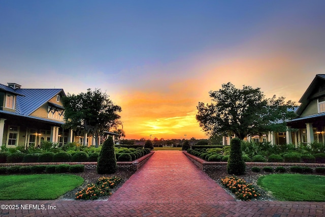 150 Calumet Dr, Saint Johns, FL 32259 - view of home's community with a lawn