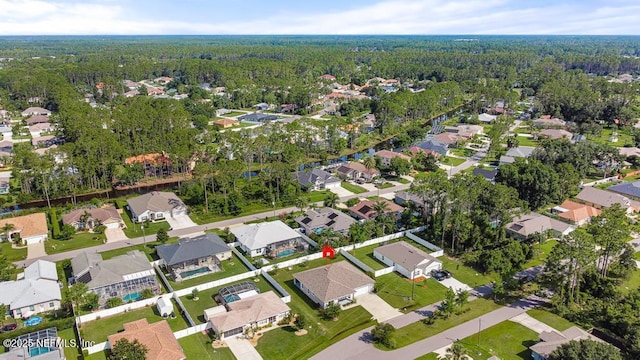 20 Evansville Ln, Palm Coast, FL 32164 - view of property location featuring a heavily wooded area and nearby suburban area