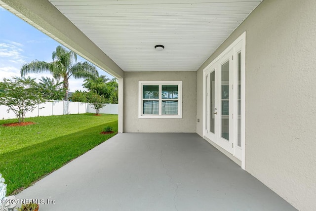 20 Evansville Ln, Palm Coast, FL 32164 - view of patio / terrace with french doors
