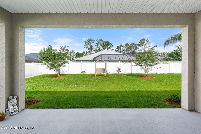 20 Evansville Ln, Palm Coast, FL 32164 - fenced backyard with a patio and a gazebo