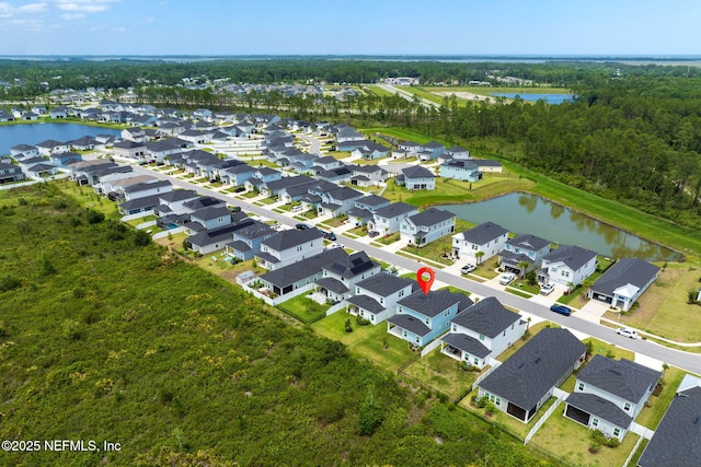 174 Torres Trce, Saint Augustine, FL 32095 - aerial perspective of suburban area with a large body of water