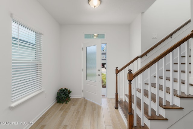 174 Torres Trce, Saint Augustine, FL 32095 - foyer entrance featuring light wood-style floors and stairs