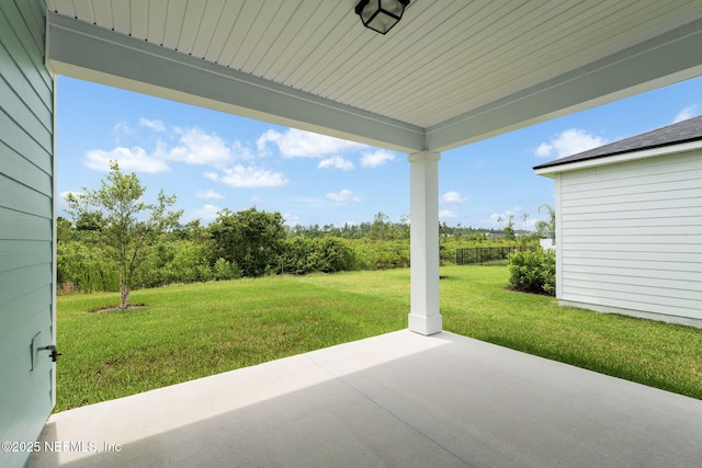 174 Torres Trce, Saint Augustine, FL 32095 - view of green lawn with a patio