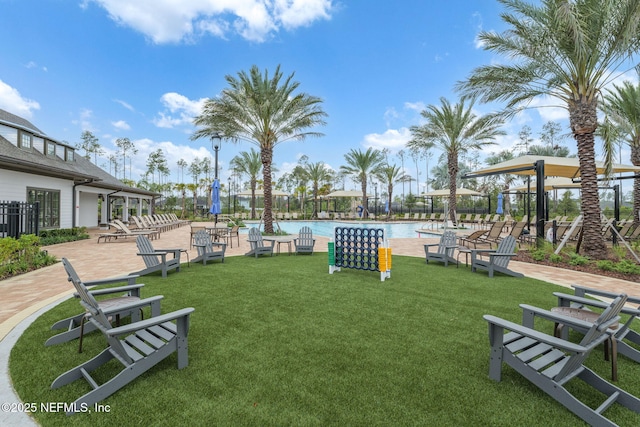 174 Torres Trce, Saint Augustine, FL 32095 - view of property's community with a swimming pool and a patio