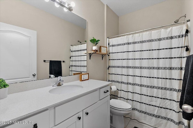 235 Brybar Dr, Saint Augustine, FL 32095 - full bath with vanity and tile patterned floors