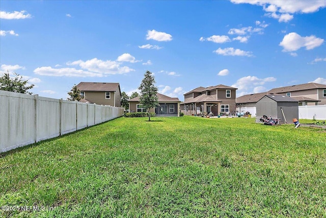 235 Brybar Dr, Saint Augustine, FL 32095 - view of yard with a gazebo and a residential view