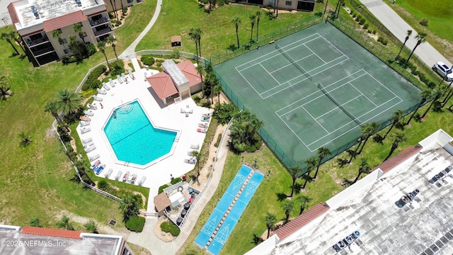 4250 A1A Unit B16, Saint Augustine, FL 32080 - aerial view of a pool