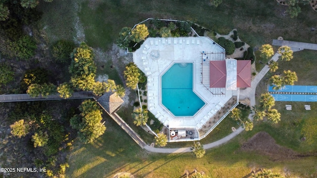 4250 A1A Unit B16, Saint Augustine, FL 32080 - view from above of property featuring a pool area
