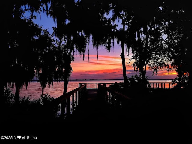 105 Meadow Creek Dr, Saint Johns, FL 32259 - dock area with a water view