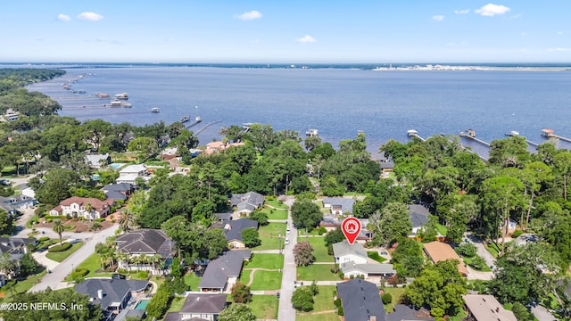 3679 Rustic Ln, Jacksonville, FL 32217 - aerial view of property's location featuring nearby suburban area and a nearby body of water