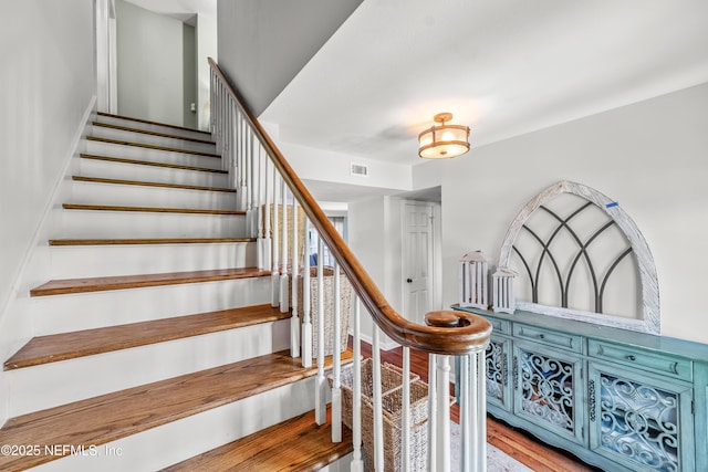 3679 Rustic Ln, Jacksonville, FL 32217 - stairway with wood finished floors