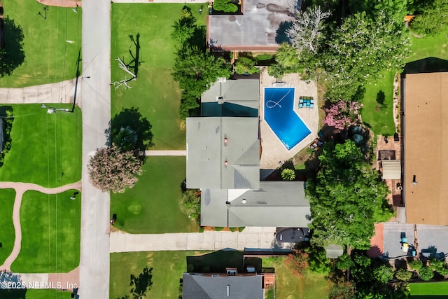 3679 Rustic Ln, Jacksonville, FL 32217 - drone / aerial view of a pool