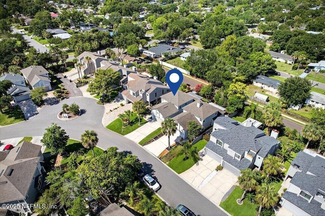 611 Selva Lakes Cir, Atlantic Beach, FL 32233 - aerial perspective of suburban area
