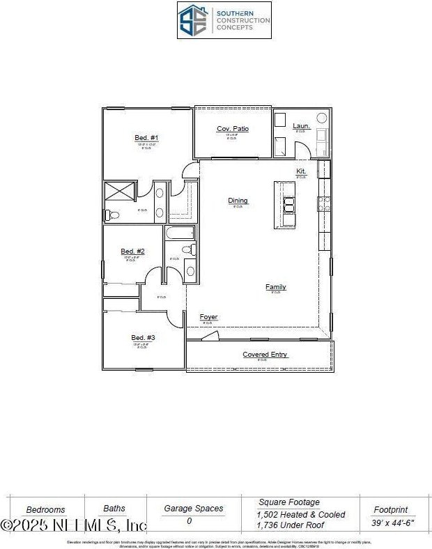 106 Columbia Ave, Florahome, FL 32140 - view of room layout