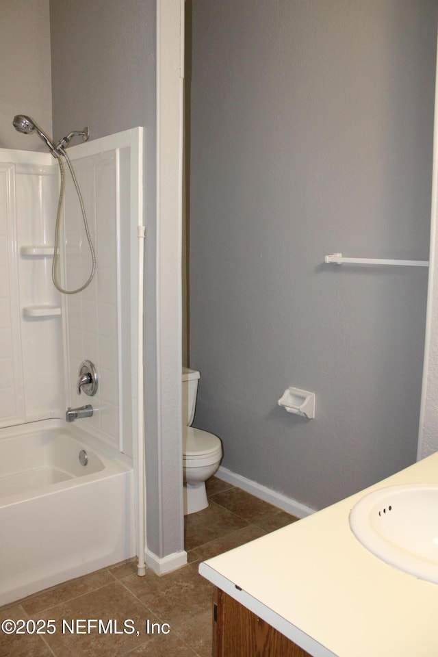 791 Assisi Ln Unit 302, Jacksonville, FL 32233 - bathroom with vanity, tile patterned floors, and shower / tub combination