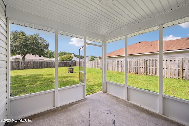 96016 Gray Heron Ct, Yulee, FL 32097 - unfurnished sunroom featuring plenty of natural light