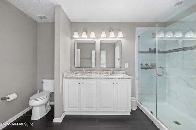 15067 Durbin Cove Way, Jacksonville, FL 32259 - full bathroom featuring double vanity and a stall shower