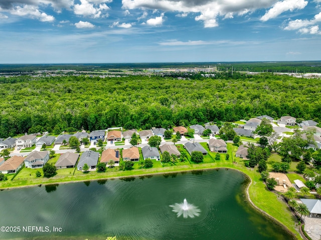 15067 Durbin Cove Way, Jacksonville, FL 32259 - aerial perspective of suburban area featuring a large body of water and a forest