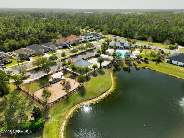15067 Durbin Cove Way, Jacksonville, FL 32259 - aerial view of residential area featuring a forest and a large body of water