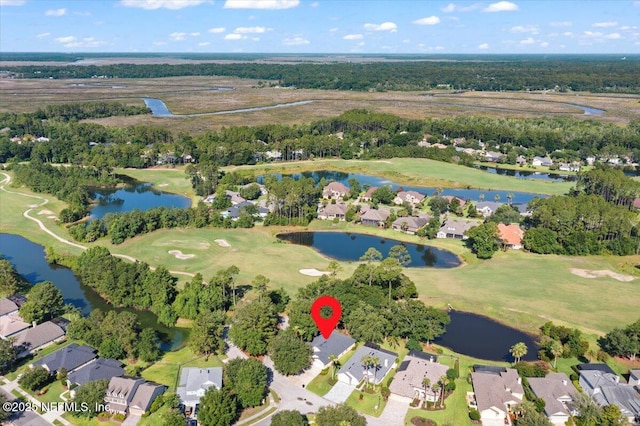 85339 Amagansett Dr, Fernandina Beach, FL 32034 - aerial view of property and surrounding area with a nearby body of water and nearby suburban area