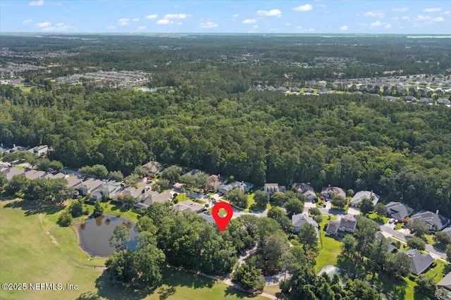 85339 Amagansett Dr, Fernandina Beach, FL 32034 - aerial view of property's location featuring nearby suburban area and a large body of water