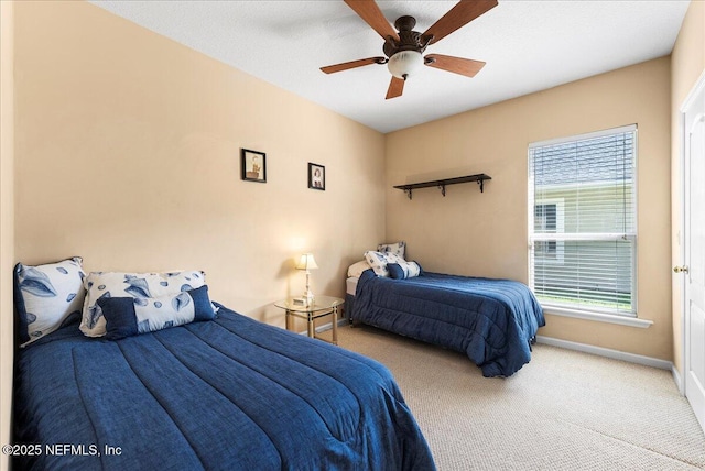 85339 Amagansett Dr, Fernandina Beach, FL 32034 - bedroom with carpet flooring and ceiling fan