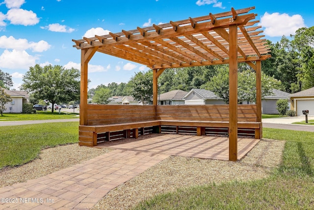86051 Venetian Ave, Yulee, FL 32097 - view of patio / terrace with a pergola