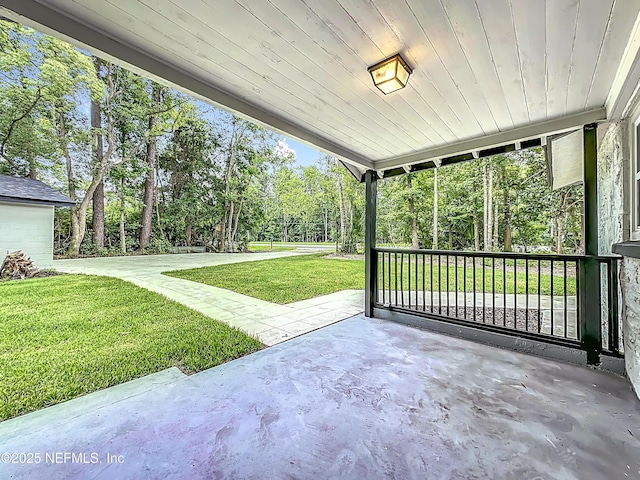 540485 US Highway 1, Callahan, FL 32011 - view of patio with view of wooded area