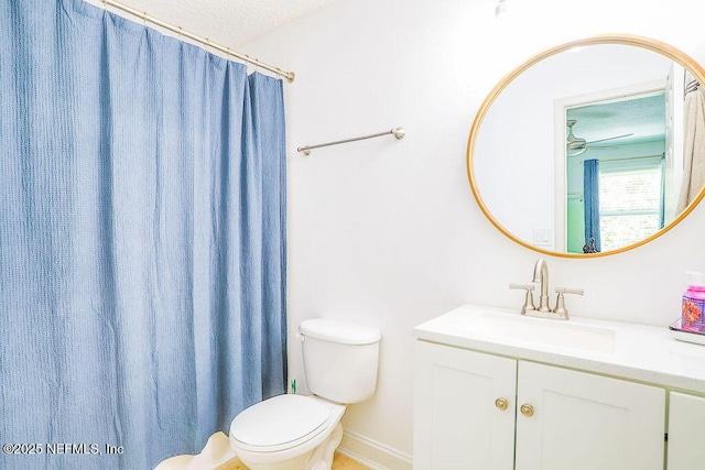 307 Southern Branch Ln, Saint Johns, FL 32259 - bathroom with vanity and a textured ceiling