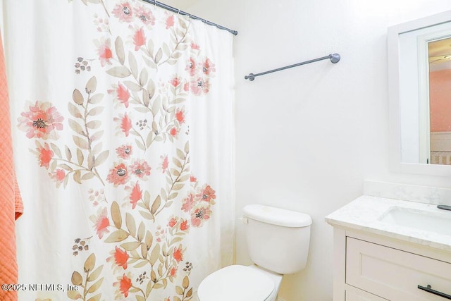 307 Southern Branch Ln, Saint Johns, FL 32259 - bathroom featuring vanity and a shower with shower curtain
