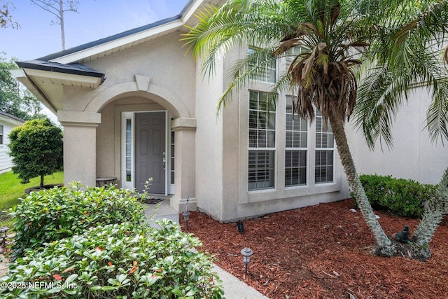 1630 Highland View Ct, Fleming Island, FL 32003 - property entrance with stucco siding