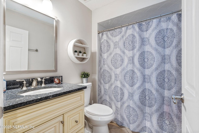 1630 Highland View Ct, Fleming Island, FL 32003 - bathroom featuring vanity and a shower with shower curtain